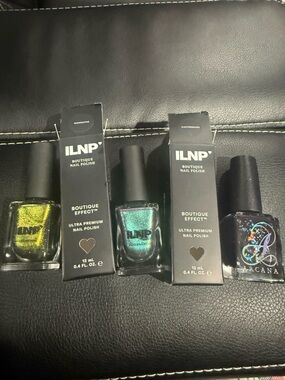 ILNP and Arcana nail polishes set of three